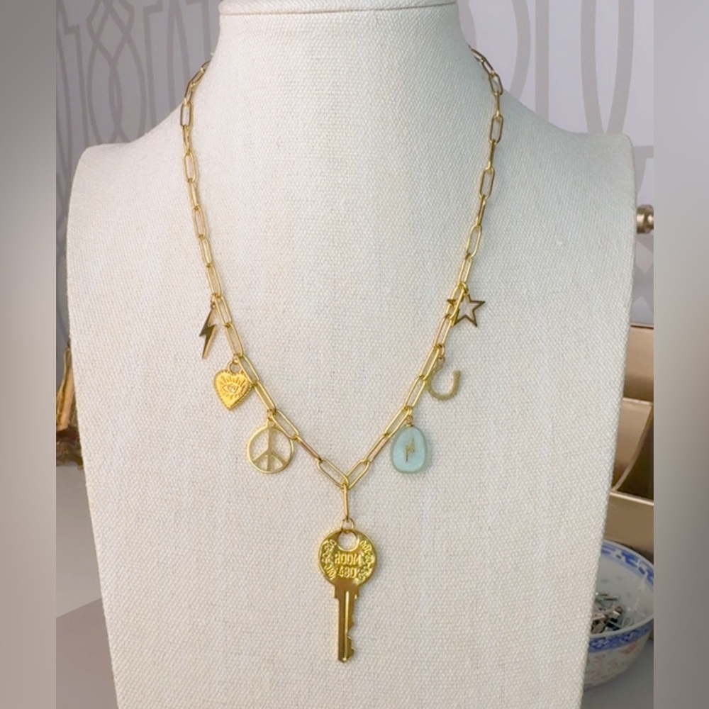 Gold Charm Necklace